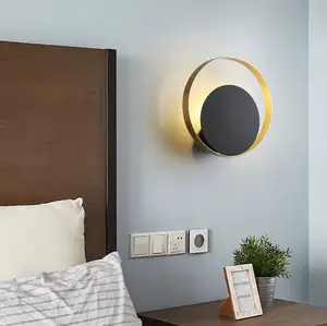 Modern ev dekor 3W RGB led duvar montaj kapalı oturma odası yatak odası sundurma koridor merdiven LED Spiral ışık lambası