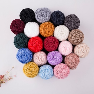 Cynthia Mới Loại 100% Polyester Chenille Sợi Zpagetti Sợi Cho Tay Đan ĐAN SỢI - Product Image 2