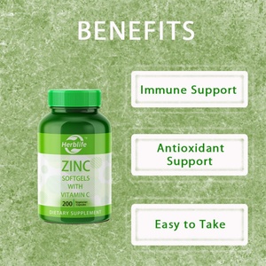 Gélules de zinc à vente chaude OEM/ODM avec supplément de vitamine C pour adultes - Product Image 3