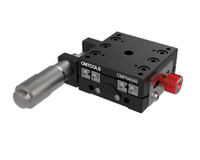 OMTOOLS Plateformes goniométriques manuelles, précision de déplacement de 0,05 mm, guide à rouleaux croisés, alliage d'aluminium 6061T6, garantie 1 an pour l'optique