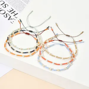 Boho Delica Glas Kristal Kralen Parels Armband Miyuki Armbanden Voor Vrouwen