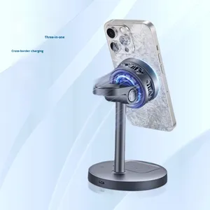 Estación de <span class=keywords><strong>Carga</strong></span> Inalámbrica Magnética 3 en 1 de <span class=keywords><strong>Carga</strong></span> Rápida de 25 W para Teléfono Móvil, Reloj Inteligente y Auriculares - Product Image 5