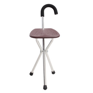 Aolian Cane FS911L With Seat <b>Foldable</b> <b>Walking</b> <b>Stick</b> For Elderly Support - Product Image 1