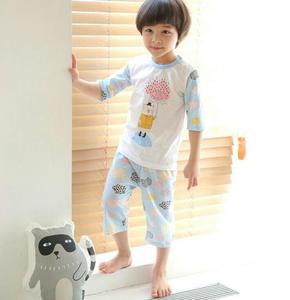 ชุดนอนเด็กผู้ชายแบบกำหนดเอง ชุดออกกำลังกายพร้อมรูปภาพประกอบ - Product Image 3