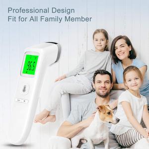 Yetişkinler ve bebekler için elektrikli temassız kızılötesi alın termometresi ateş alarmı ile anında oku - Product Image 6