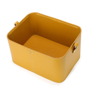 <span class=keywords><strong>Panier</strong></span> <span class=keywords><strong>de</strong></span> rangement en tissu <span class=keywords><strong>de</strong></span> fleurs séchées en métal doré en cuir PU <span class=keywords><strong>de</strong></span> luxe Paniers <span class=keywords><strong>de</strong></span> décoration pour la maison pour mariage - Product Image 5