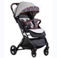 Nouveau modèle moins cher, poussette bébé CN-CUBE, matériau en lin, design pliable, caractéristiques écologiques, cadre en alliage d'aluminium, certifié EN