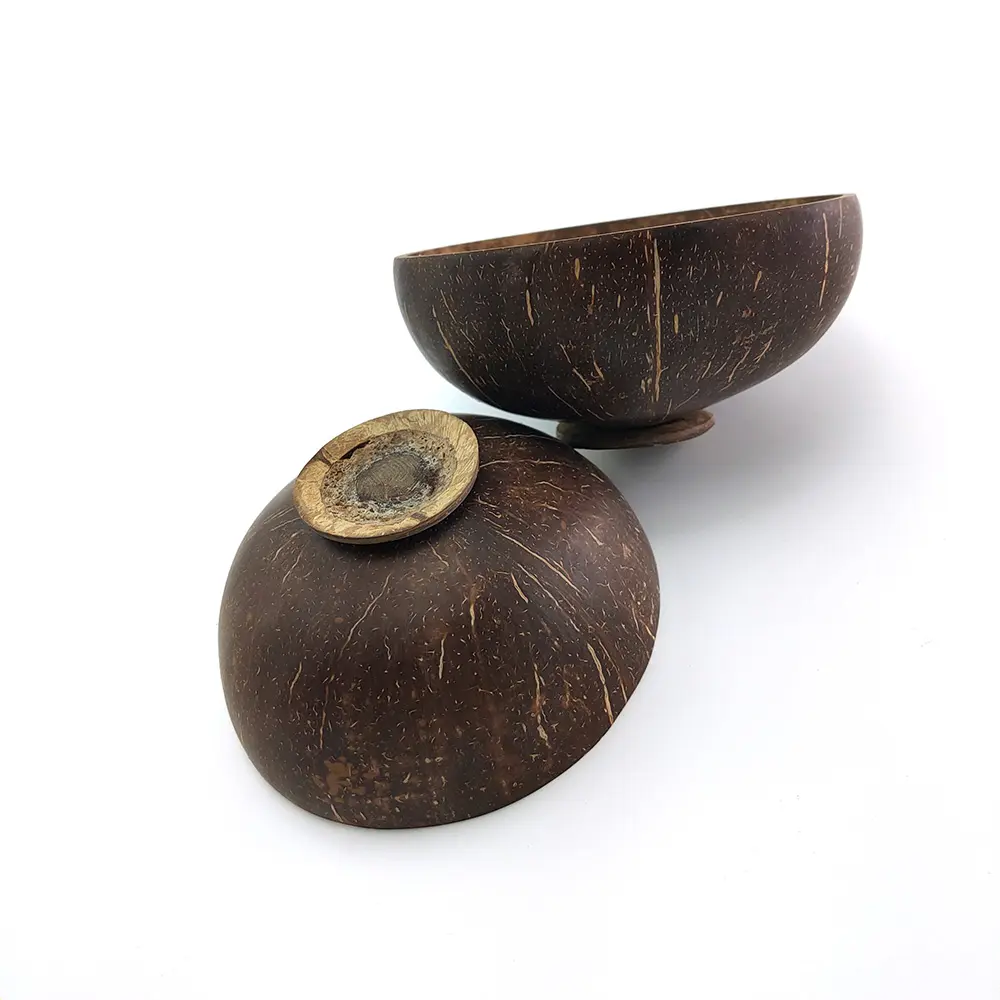 Чаша ручной работы из натуральной скорлупы кокосового ореха креативная чаша для конфет с орнаментом Кокосовая чаша