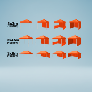 Tente d'événement robuste 10x20 pieds de type étendu en PVC, <span class=keywords><strong>double</strong></span> couche, protection UV, toutes saisons, auvent extérieur pour stands - Product Image 1