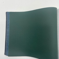 Simili cuir PU vert imperméable élastique fini pour meubles, canapé, épaisseur 1,2 mm, pour siège de voiture et chaise