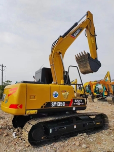 รถขุดตีนตะขาบ Sany SY135C PRO มือสอง ขนาด 13.5 ตัน พร้อมห้องโดยสาร สำหรับงานก่อสร้าง งานดิน และงานจัดสวน - Product Image 2