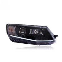 Ensemble de phares LED haut de gamme pour Skoda Octavia 15-17 avec feux de jour à LED et lentille de projecteur