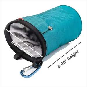 Sac à craie d'escalade portable, léger, durable et personnalisable, avec cordon de serrage et ceinture à clip rapide réglable - Product Image 2