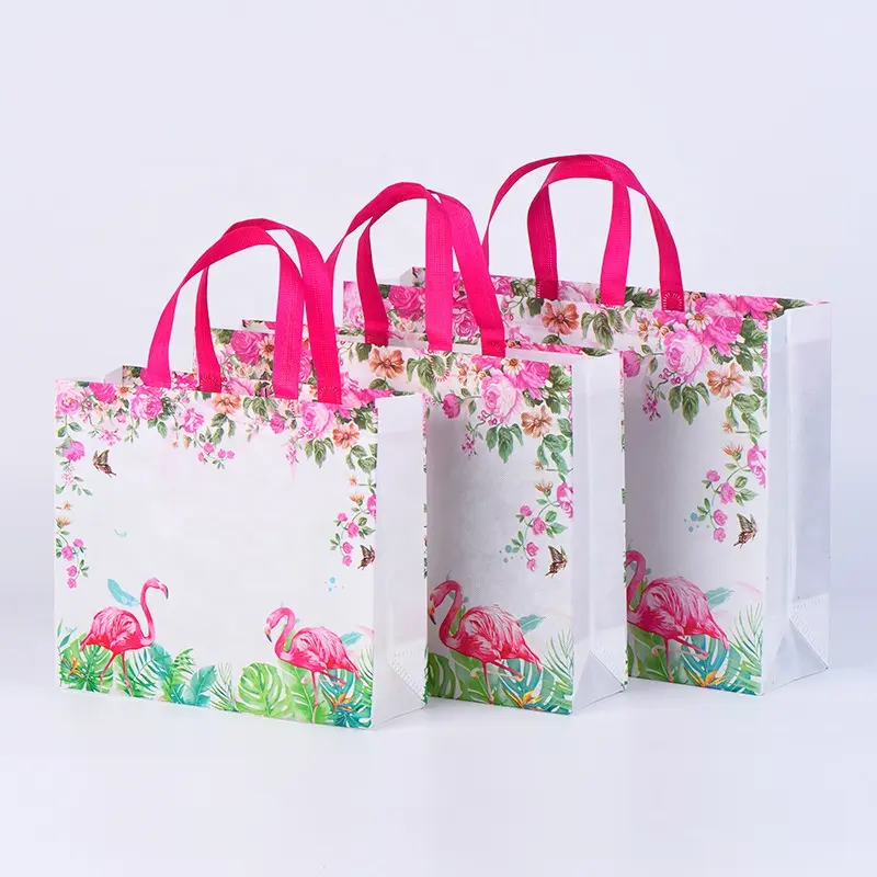 Wholesale Eco friendly laminated pp non woven reusable customized shopping bag custom shopping tote bag