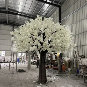 ハイシミュレーション4フィート5フィート6フィート7フィート8フィート9フィート10フィート1.5m 2m 3m4mビッグホワイトピンク偽植物桜人工桜の木