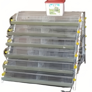 A Type Custom Installation 96 <strong>Birds</strong> 3 Tiers Galvanized <strong>Cage</strong> - Product Image 2