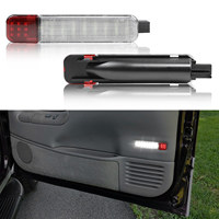 Auto-Türwarnleuchte 12V Courtesy-Lampe 2W LED Auto-Tür-Willkommenslicht für GMC-Silverado Sierra 1500 2500 3500