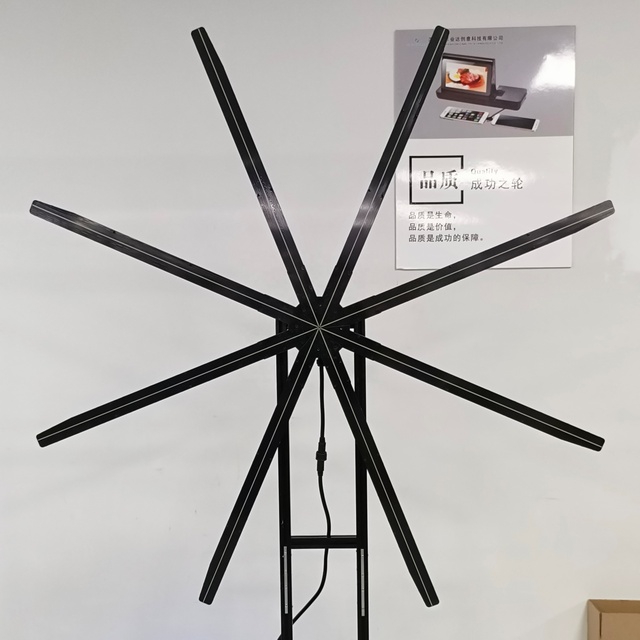 151cm Christmas Decorating 3D Hologram Advertising Display Outdoor Led Fan Holographic 3D Hologram Fan