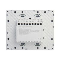 Interrupteur mural intelligent personnalisé avec bouton poussoir WiFi 3.0 Tuya ZigBee, télécommande via application, norme américaine, pour maison intelligente et hôtel