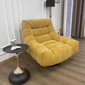 Nouveau <span class=keywords><strong>Fauteuil</strong></span> Pivotant Confortable et Souple en PU, Design Japonais, pour Salon - Collection 2025 - Vente Flash - Product Image 3