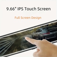 Qualité supérieure 2K 1080P Stream Véhicule DVR Dash Cam Caméra de tableau de bord avant et arrière pour voitures Caméra Enregistreur vidéo Caméra de voiture