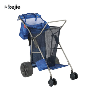 Kejie Big Capacity Garden <strong>Beach</strong> Tool Shopping Trolley Camping Folding Cart Wonder <strong>Wagon</strong> - Product Image 1