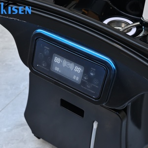 Kisen <b>Portable</b> Mobile Water Circulation Shampoo Machine Black Fumigation Head Spa Therapy Equipment For Thai Massage Shampoo <b>Bed</b> - Product Image 3