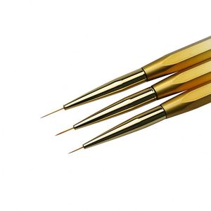 Pinceau liner pour nail art, stylo de dessin à lignes fines, outil de conception pour vernis gel à poils en nylon pour manucure en salon - Product Image 5