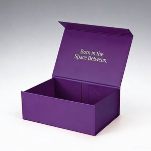 Boîtes cadeaux magnétiques avec insert en mousse EVA, compartiments personnalisés pour sacs en papier, adaptés à diverses formes de produits - Product Image 1