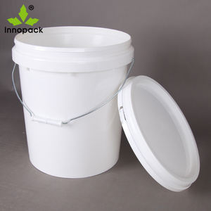 Seau en plastique carré de qualité alimentaire PP de 20 L, emballage de peinture de 5 gallons - Product Image 3