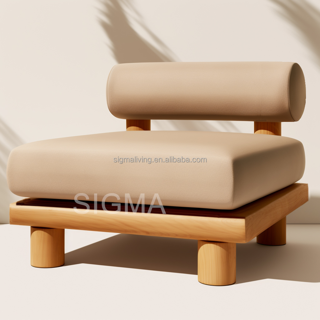 Factory All Weather Waterproof Outdoor Teak Wooden Sunbed Furniture Custom Garden Set Chaise Sun Lounger