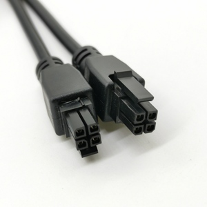 OEM 주문 4.2mm 피치 직사각형 케이블 Molex 소형 적합 Jr 5557 시리즈 4 위치 주름 연결관 철사 마구에 의하여 주조되는 케이블 - Product Image 3