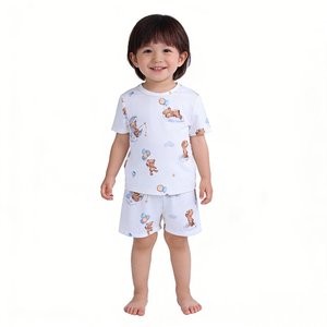 All'ingrosso pigiama <span class=keywords><strong>di</strong></span> bambù lavorato a maglia estiva per bambini - Product Image 1