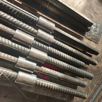 Acoplador de Varilla Corrugada Estándar ASTM A615, de Instalación Rápida, Mecánico, de Acero al Carbono, de 16-40 mm, para Empalmes de Varilla Corrugada
