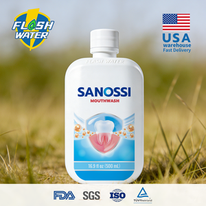 Sanossi 500ML Bain de bouche naturel non parfumé sans alcool antibactérien écologique portable pour l'hygiène bucco-dentaire <span class=keywords><strong>haleine</strong></span> fraîche pour toute la famille - Product Image 1