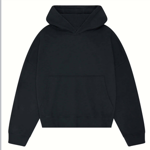 เสื้อฮู้ดดี้ทรงบ็อกซี่ขนาดใหญ่พิเศษ ผ้าคอตตอน 100% หนัก 400-500 แกรม แบบสวมหัว ทรงปกติ สำหรับฤดูหนาว - Product Image 1