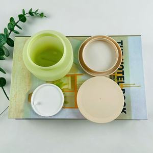 Tùy Chỉnh Sang Trọng Container Cho Mỹ Phẩm Mờ 250G 500G Rỗng Nhựa Màu Nâu Mỹ Phẩm Jar Có Nắp Đậy - Product Image 5