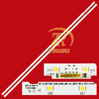 Bande lumineuse LED pour téléviseur ZR-361, fournisseur chinois, compatible UE43NU7100U, UA43NU7100S, AOT_43_NU7100F_2X28_3030C, BN44-00947A