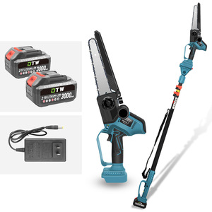 5.5 haute <span class=keywords><strong>branche</strong></span> cisailles 8 pouces haute <span class=keywords><strong>branche</strong></span> scie télescopique électrique sans brosse sécateur scie étendue ensemble pour haute Altitude - Product Image 3
