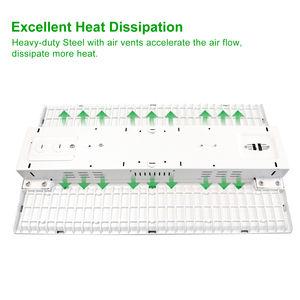 Lumière linéaire industrielle haute baie 300W en aluminium 150LM/W DLC ETL répertoriée IP65 garantie de 5 ans pour les garages d'ateliers intérieurs et extérieurs - Product Image 4