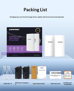 COMFAST CF-E113Av2 Set Bridge CPE Wireless 3KM 300M per Uso Esterno con 0 Porte LAN e Senza Funzione Modem - Product Image 6