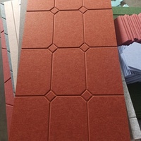 Panneaux acoustiques modernes en polyester à rainures en V pour une absorption acoustique et une réduction du bruit supérieures