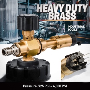 เครื่องฉีดน้ำแรงดันสูงแบบไฟฟ้า หัวฉีดโฟมล้างรถ สำหรับ Makita-แรงดันสูง ทำจากทองเหลืองและพลาสติก - Product Image 4