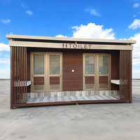 Toilette portable de luxe écologique en tôle galvanisée, deux pièces, légère, durable, installation facile, garantie 1 an