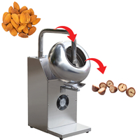 Machine de traitement alimentaire, mini tambour, petite machine à enrober les bonbons, les noix, les dattes, les amandes, le sucre, les graines, les cacahuètes enrobées de chocolat