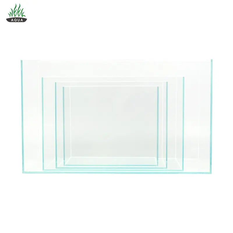थोक अल्ट्रा स्पष्ट ग्लास एक्वेरियम अलग आकार 5 1 ग्लास मछली टैंक सेट में 5