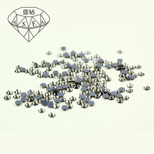 ASASFA151 Lt.Black Diamond OEKO Super Shine Venta al por mayor Custom Christmas Crystal AB Hotfix Glass Cristal Rhinestone para ropa - Product Image 6