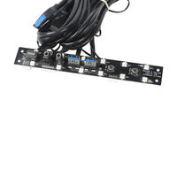 Câble de panneau avant pour boîtier d'ordinateur, double USB 3.0 + Type-C + Audio HD + Interrupteur de réinitialisation et d'alimentation, en cuivre pur et PVC, pour ordinateur de bureau, en stock