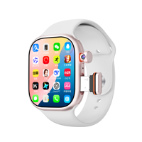 Reloj Inteligente F24 Pro Android 9.0 4G con Desbloqueo por Huella Dactilar, Pantalla AMOLED de 2.06'', Chip W527, 4GB 32GB, Cámara Giratoria, GPS, 4G LTE SIM