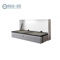 Lit mural intelligent pour bureau et chambre, avec mécanisme de pliage, lit Murphy moderne, canapé mural, lit escamotable